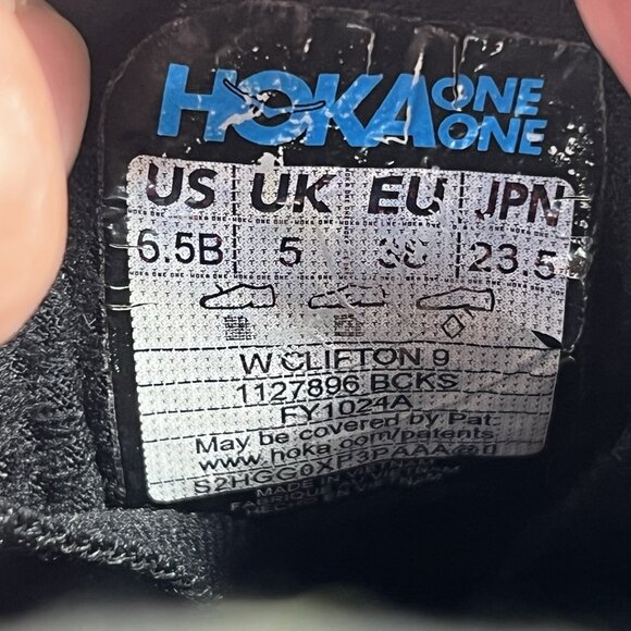 Hoka One One Clifton 9 Women's Size 6.5 B(Medium) Running Shoes Blue - Picture 9 of 9